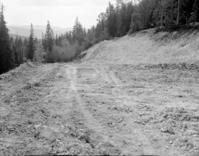 Large, leveling fill at foot of Dugway Hill, about a third of the way done.