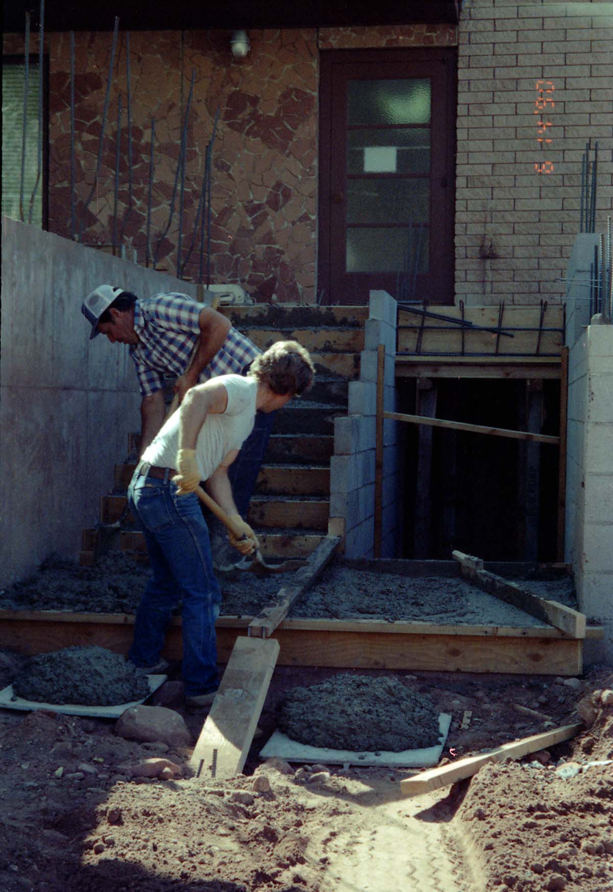 Construction of headquarters addition.