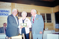 Color Photos of awards ceremony.