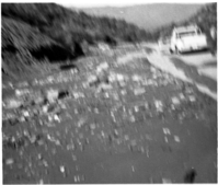 BW photos of rock slides in Kolob Canyons - 110mm.