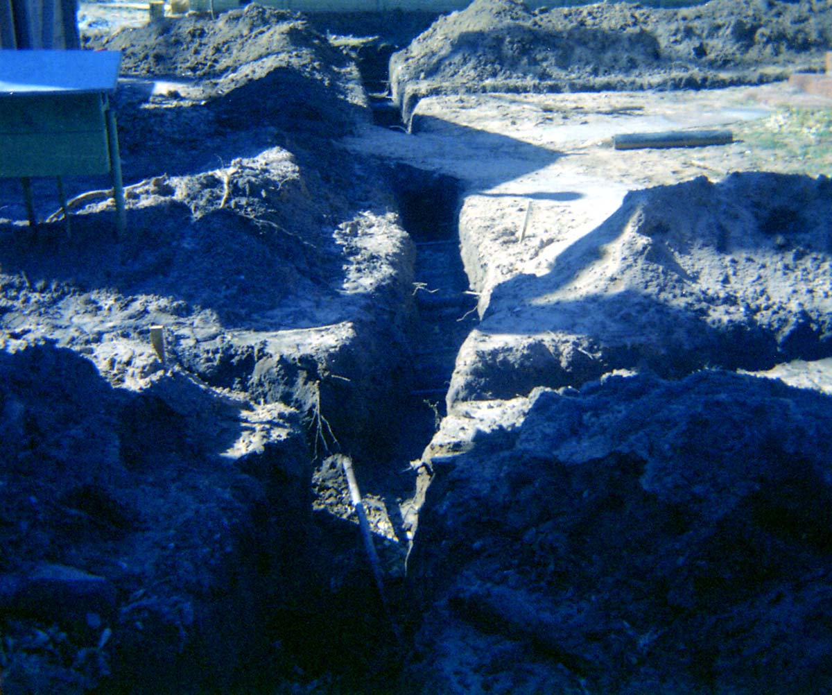 The utilities project at Zion Lodge.