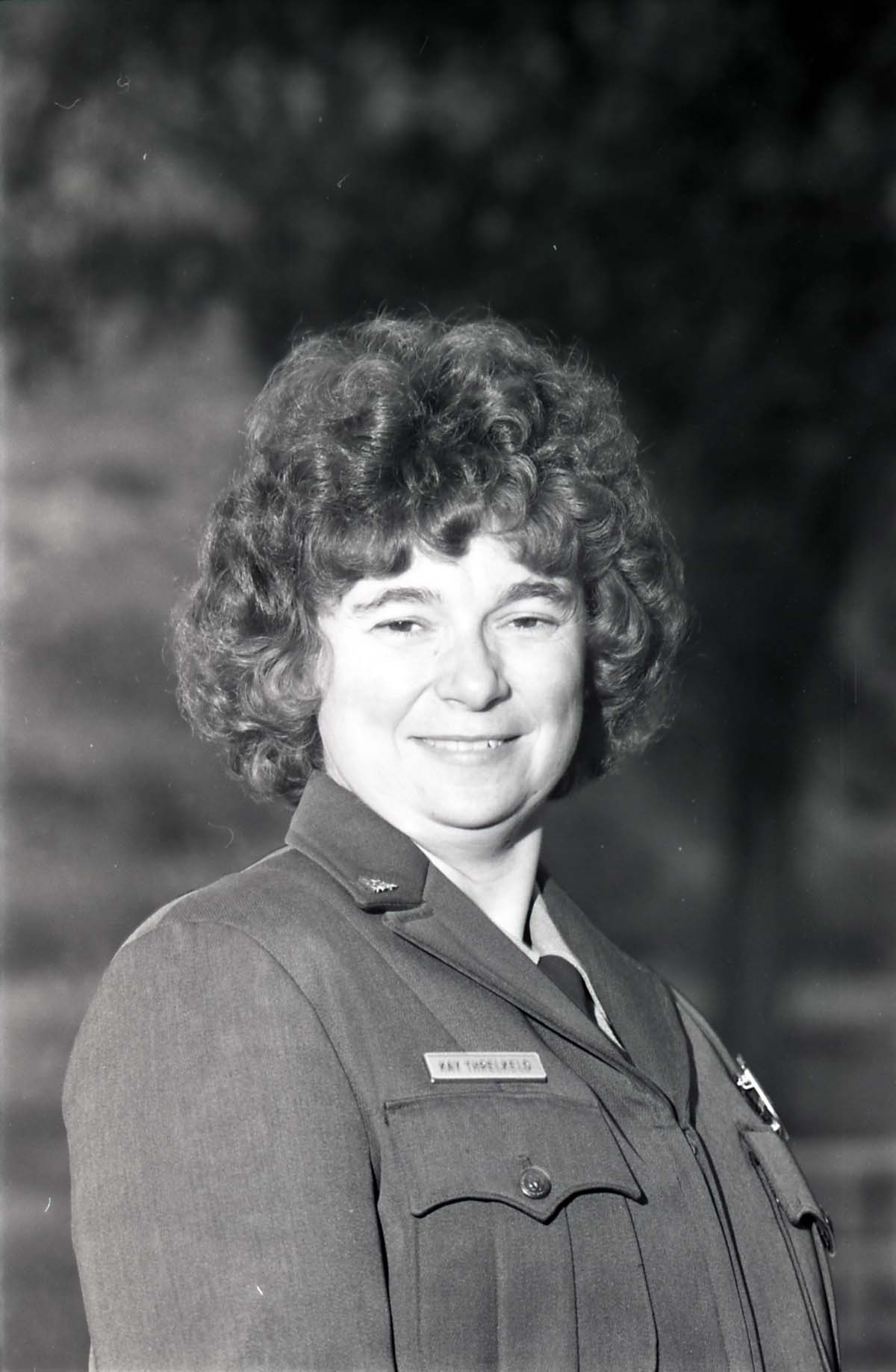 BW Photos of Kay Threlkeld.