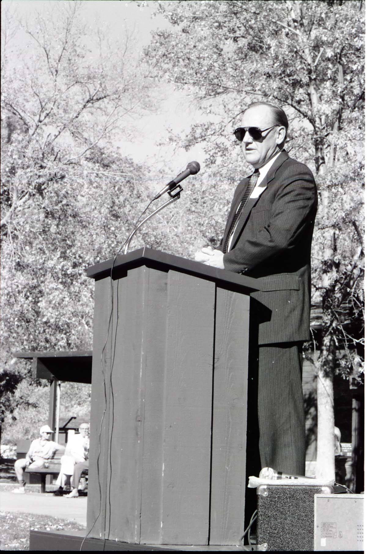 BW Photos of the Zion Lodge Rededication Ceremony.