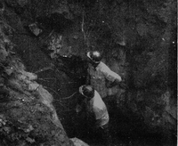 The construction of the Wiley Spring water vault.