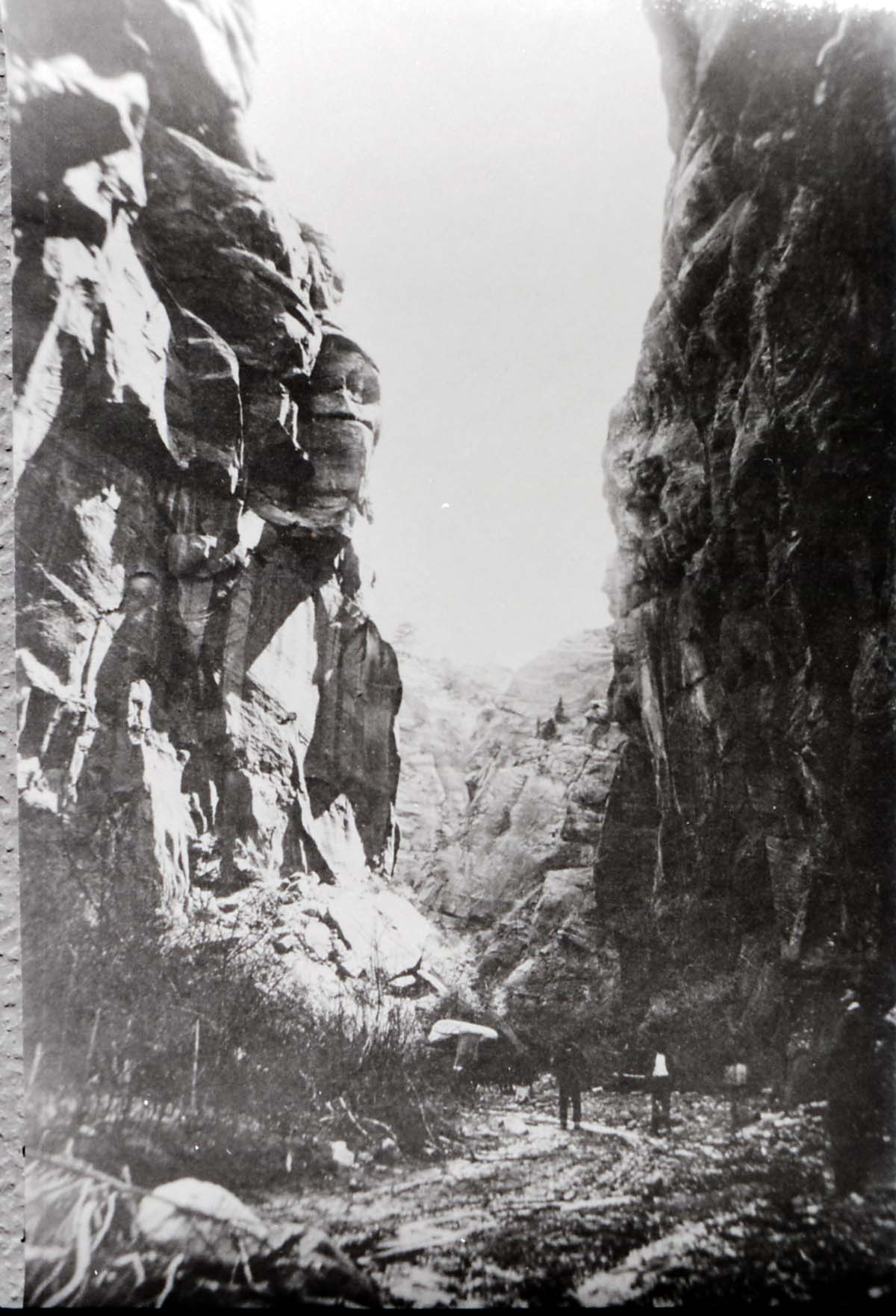 BW Photos of the Court of the Patriarchs - 35mm.