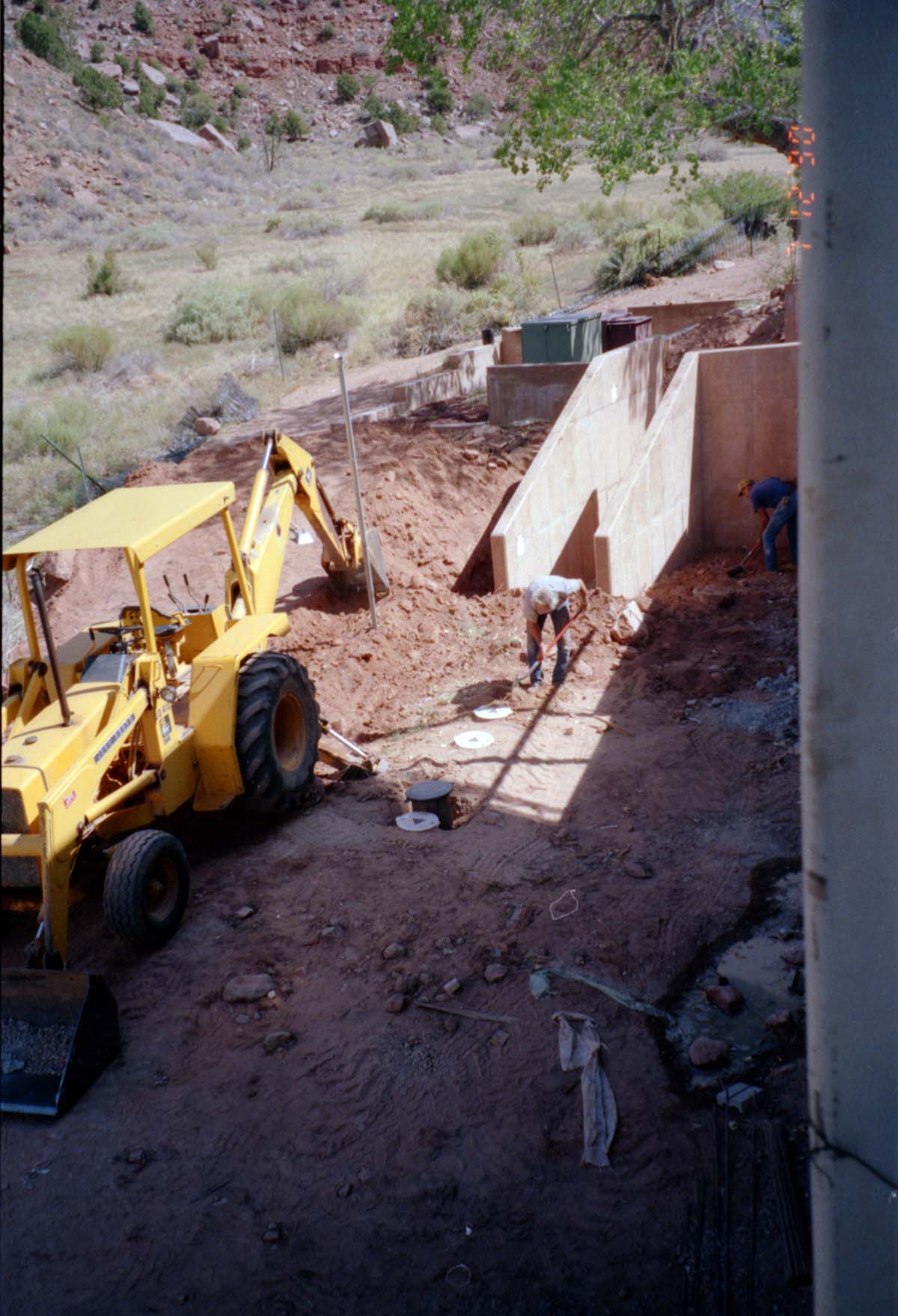 Construction of headquarters addition.