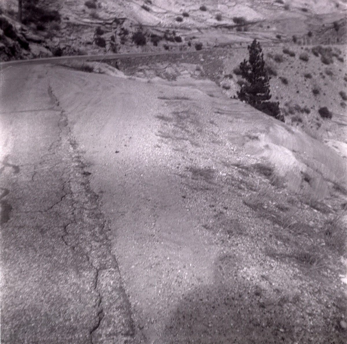 East side road repair and turn out construction.