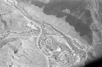 BW Aerial Photos of Zion National Park.