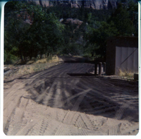 Repainting the exterior of the million gallon water tank at Birch Creek.