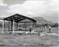 Storage sheds to be transferred to park from United States Air Force (USAF) Hurricane Supersonic Research Site.