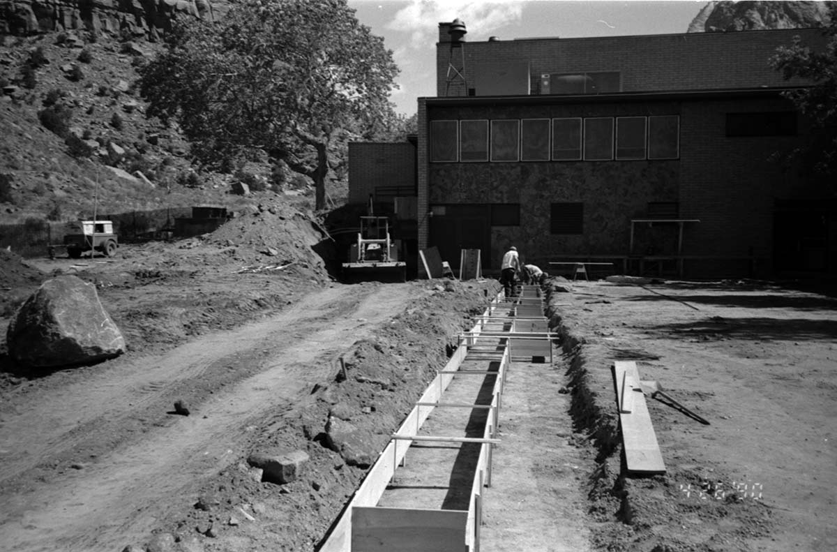 Construction of headquarters addition.