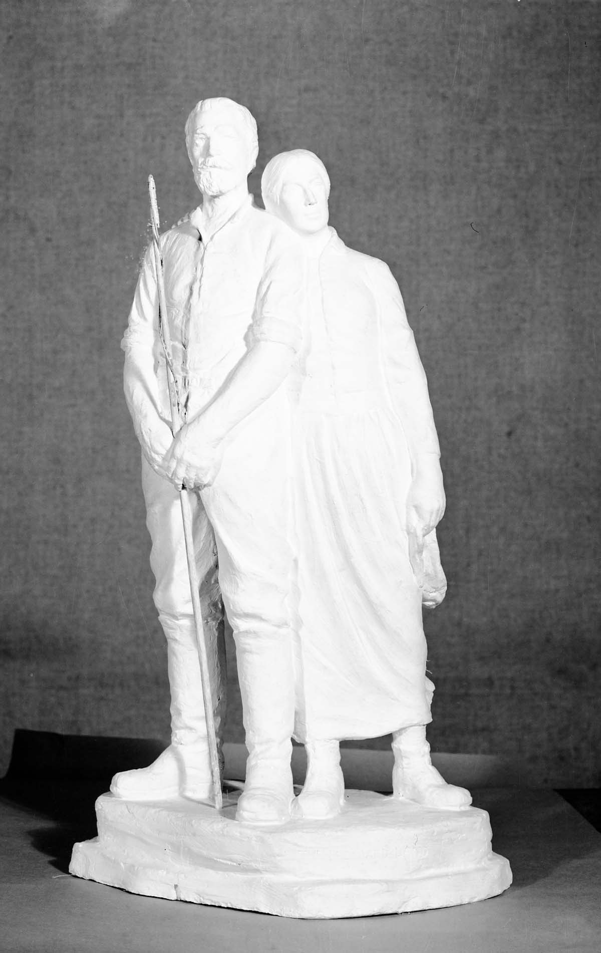 The Promised Land' - statue by Eugene Morahan.