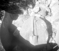 BW photos of rock slides in Kolob Canyons - 110mm.