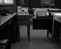 Rack invented by Alan Anderson for displaying pamphlets and information literature for the public - for possible incentive award.