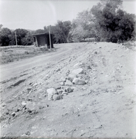 East side road repair and turn out construction.