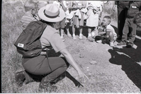 BW Photos of Junior Ranger Activities in Zion.