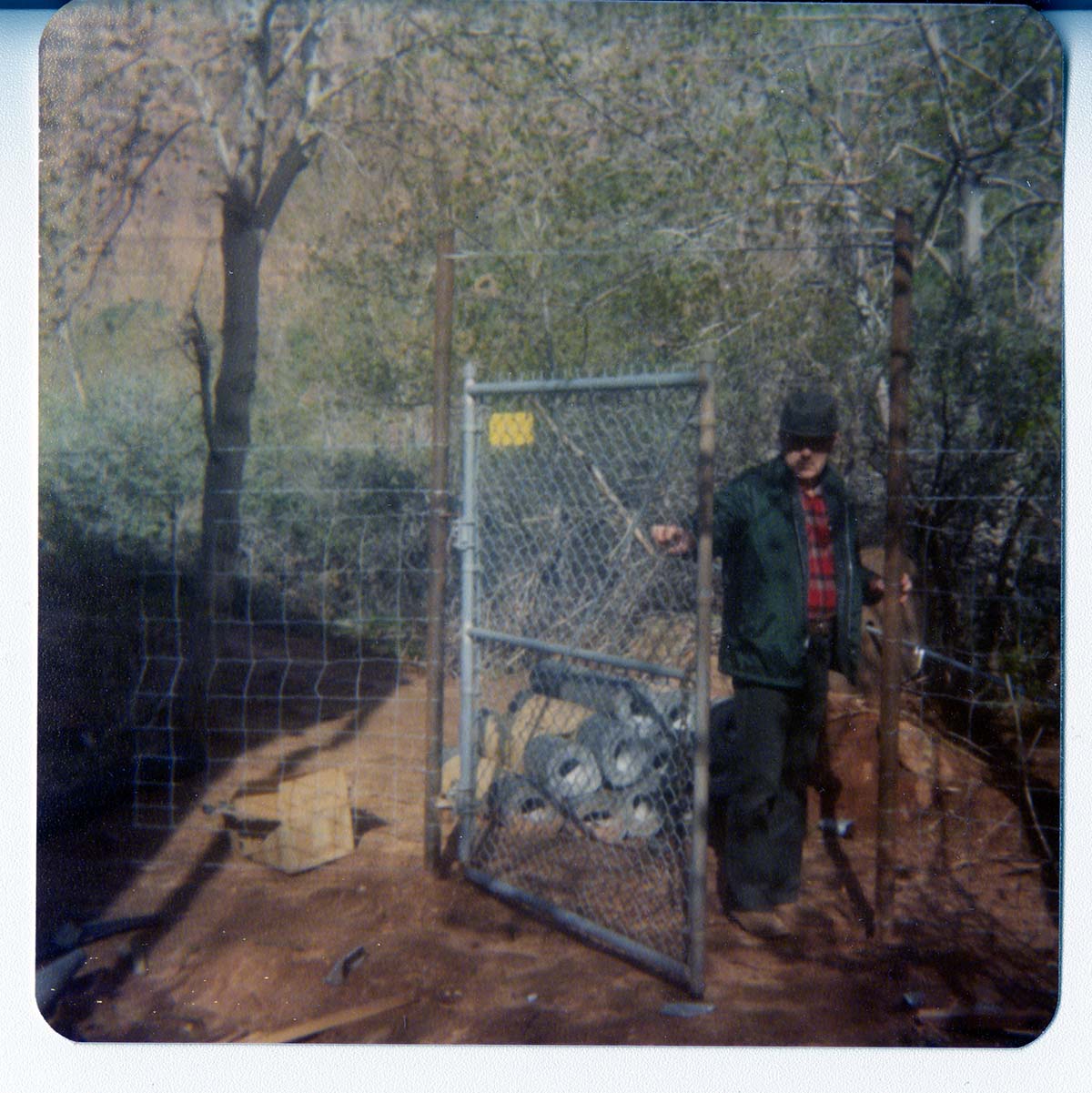 Workers during the construction of the Springdale water pipeline.