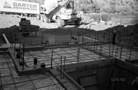 Construction of headquarters addition.