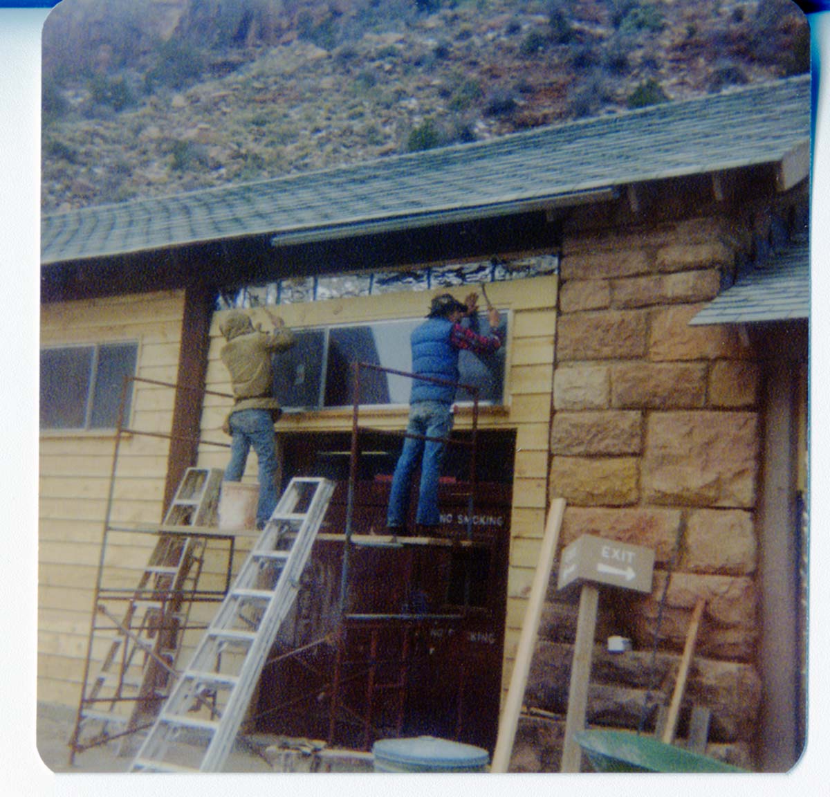 Maintenance building - remodeling work.