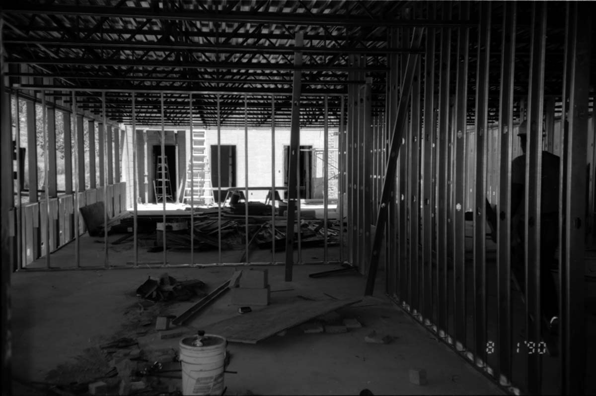 Construction of headquarters addition.