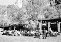 BW Photos of the Zion Lodge Rededication Ceremony.