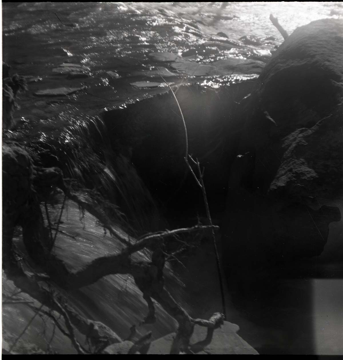 BW Photos of flood damage.