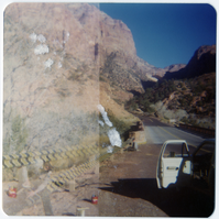 Vehicle pull-off during road repairs.