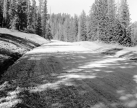 Road construction work on Dugway Hill.