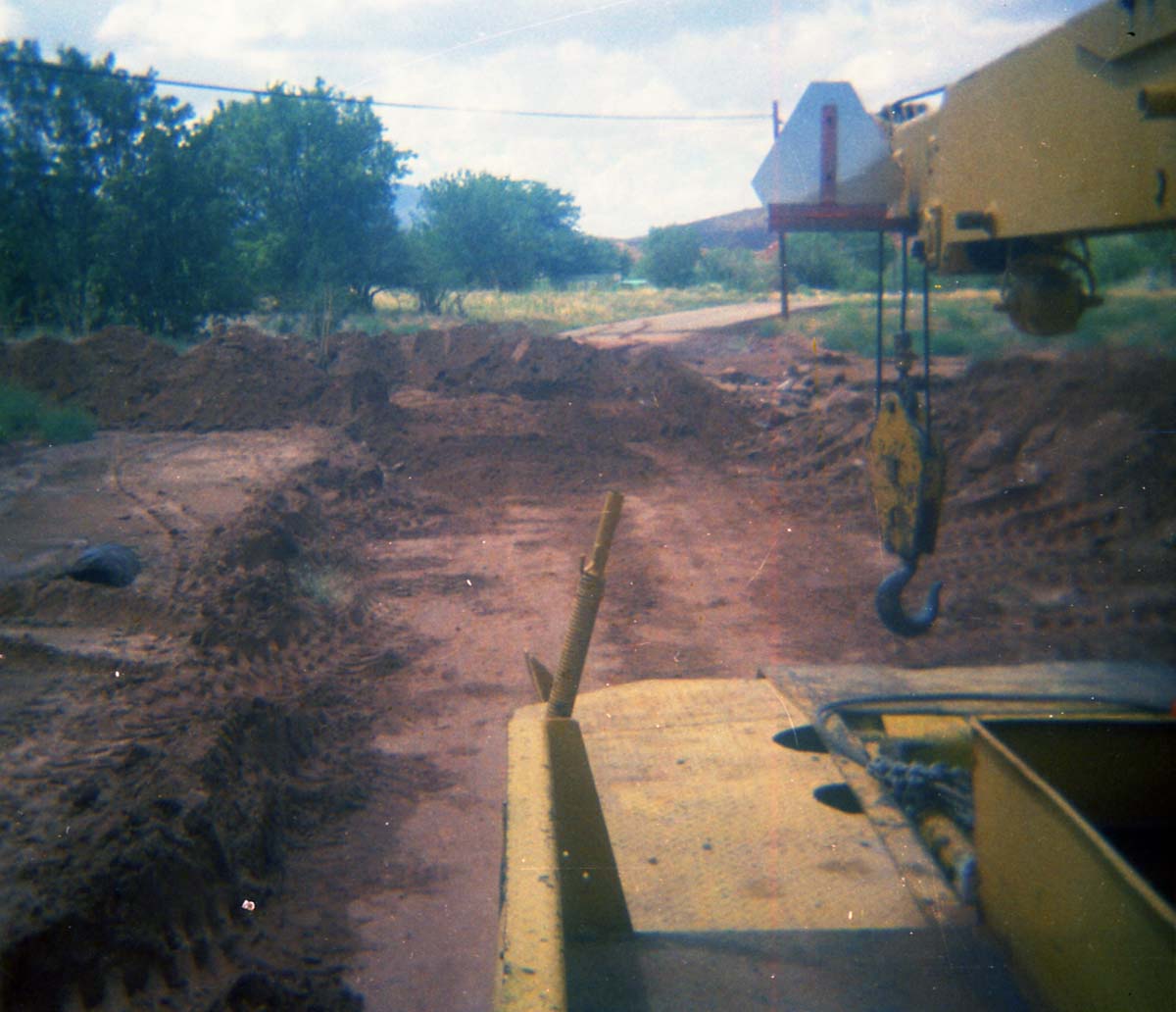 Color Photos of flood damage from the 1972 flood.