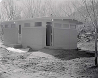 Comfort station, Building 124, South Campground.