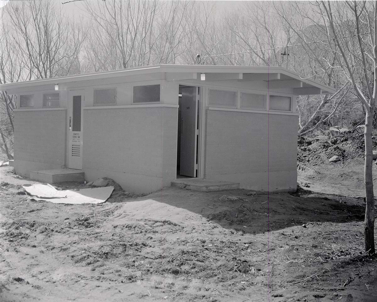 Comfort station, Building 124, South Campground.