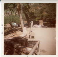 The trailhead for the Weeping Rock trail.
