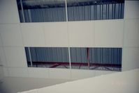 Park Headquarters Renovation: drop ceiling installation.