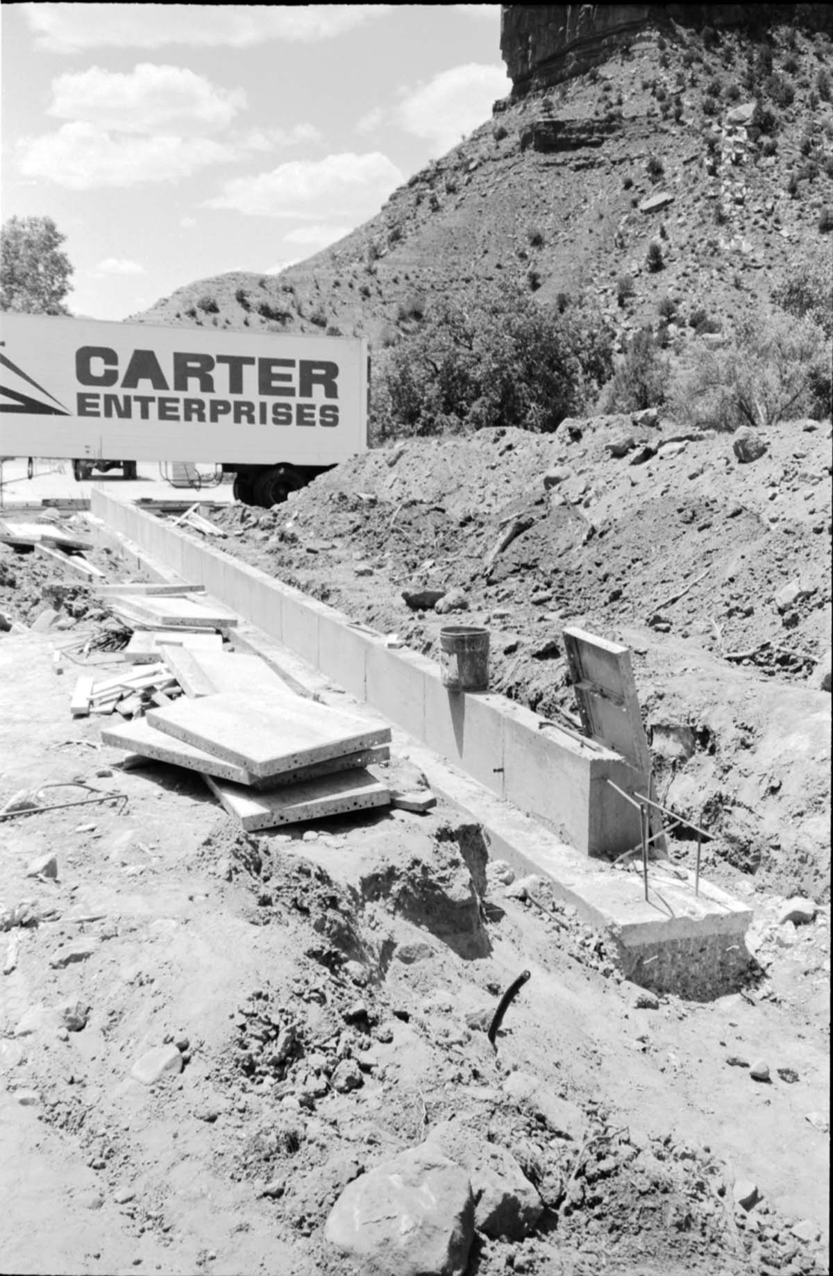 Construction of headquarters addition.