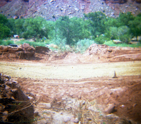 Color Photos of flood damage from the 1972 flood.