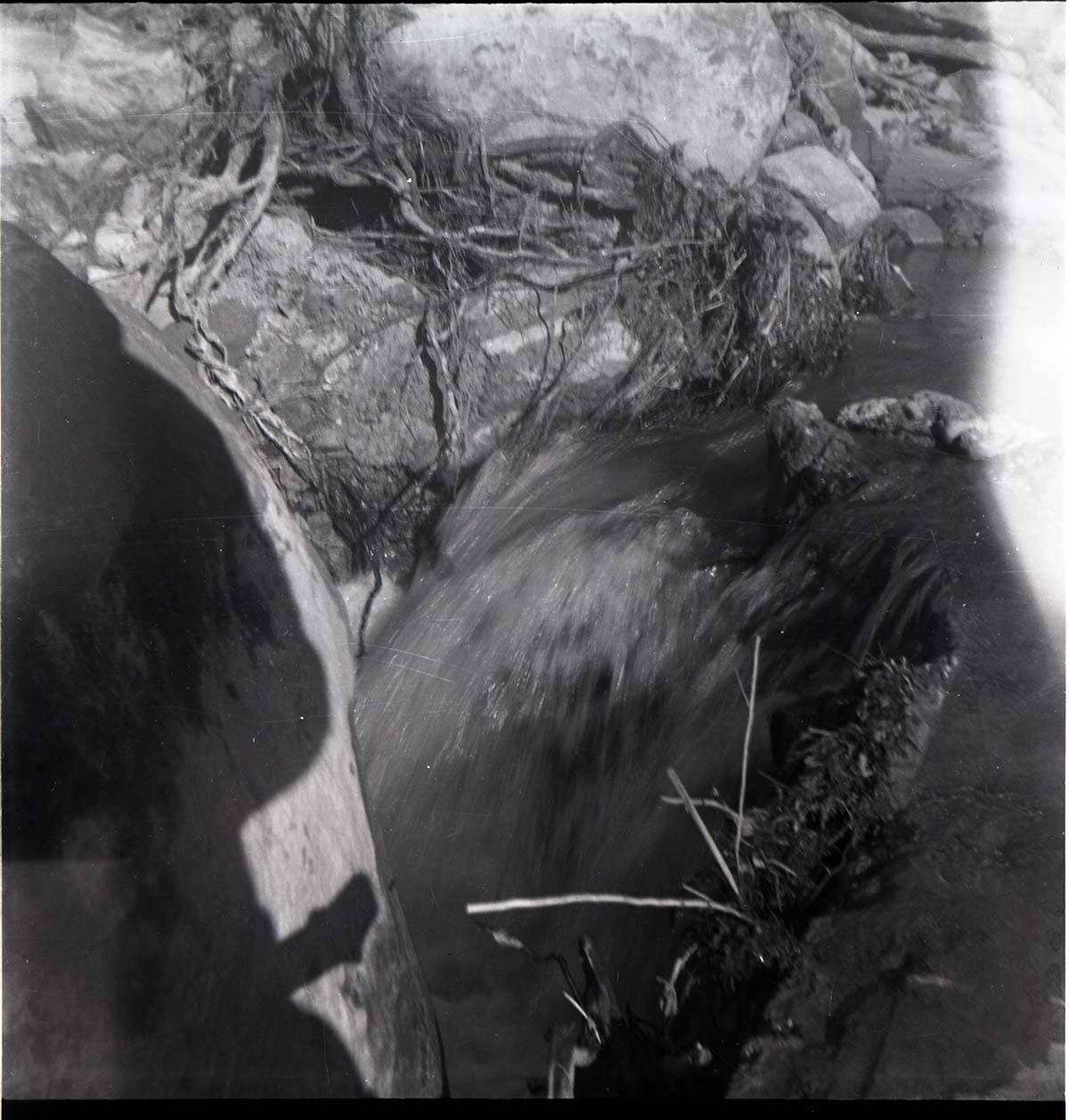 BW Photos of flood damage.