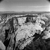 Helicopter flight to study Temple Cap formation for geology book