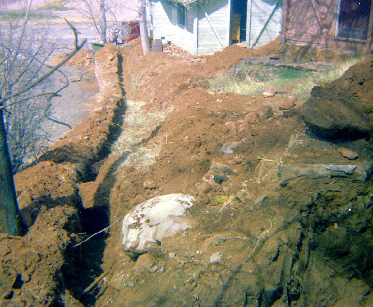 The utilities project at Zion Lodge.