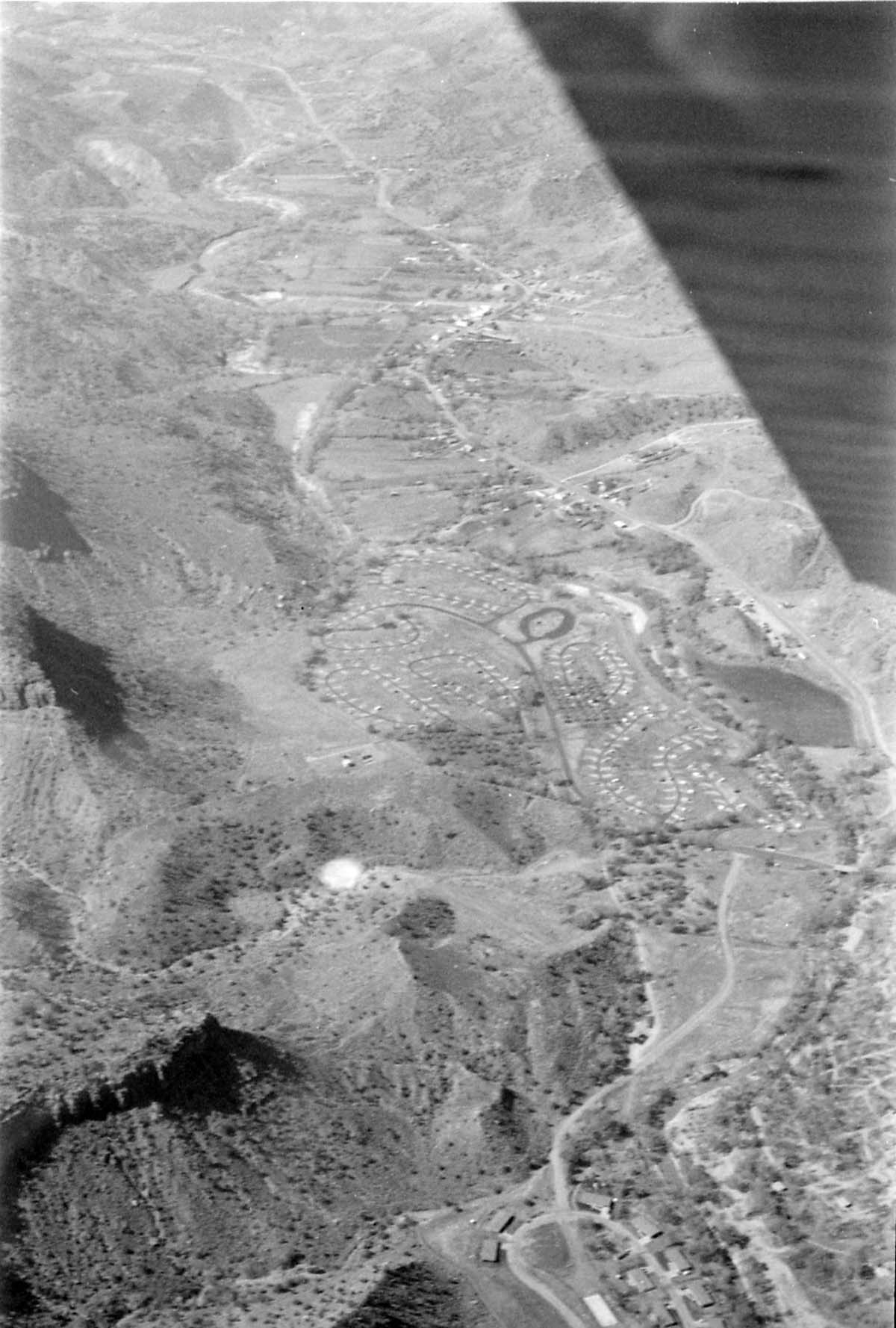 BW Aerial Photos of Zion National Park.