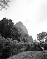 The Great White Throne from near the Temple of Sinawava.