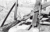 Remnants of the Cable Works at the top of the mountain.