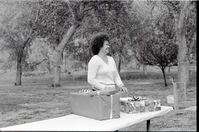 BW Photos of the Crocker/ Nicholson retirement barbeque.