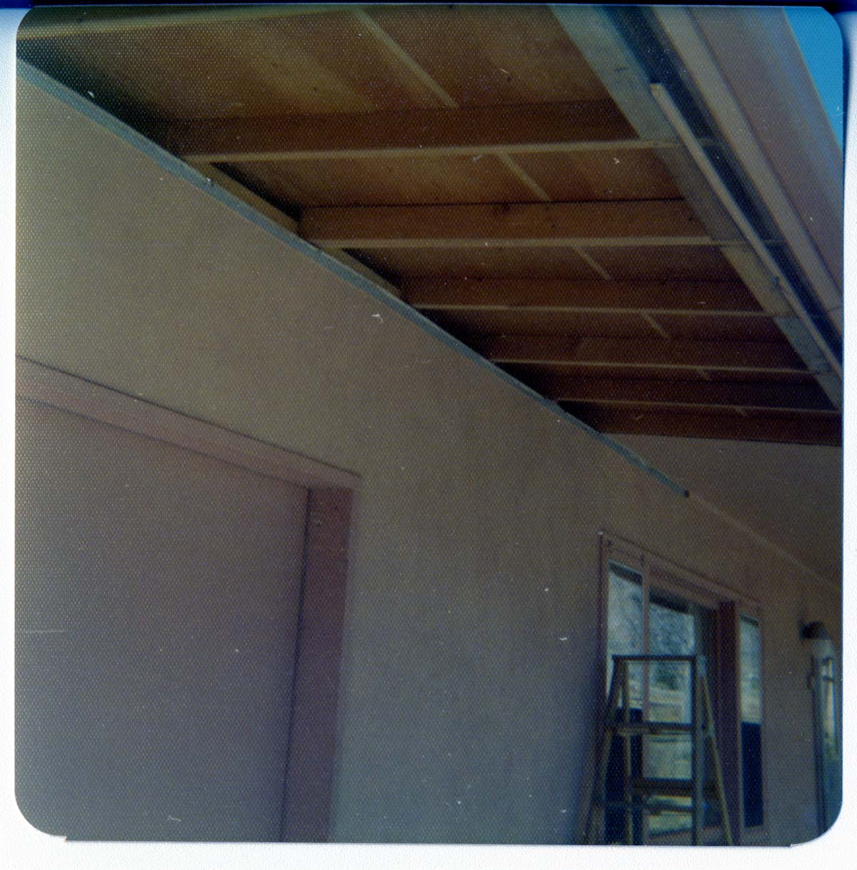 Personnel conducting rehab work at the Zion Inn (Nature Center).