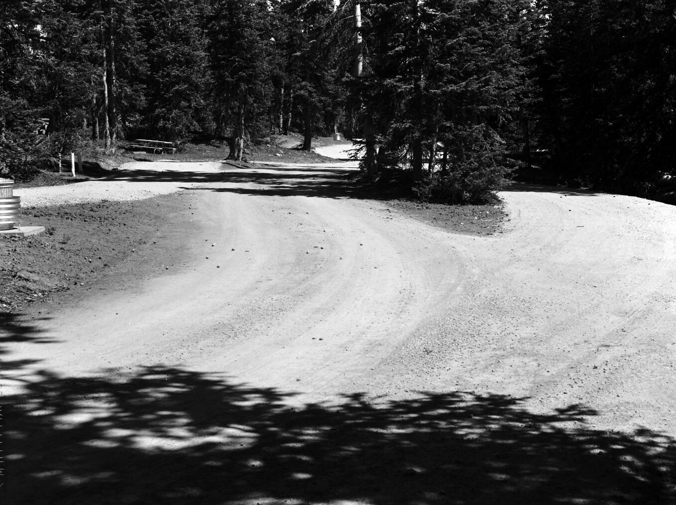 Completed campsites at Cedar Breaks National Monument campground.