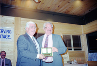 Color Photos of awards ceremony.