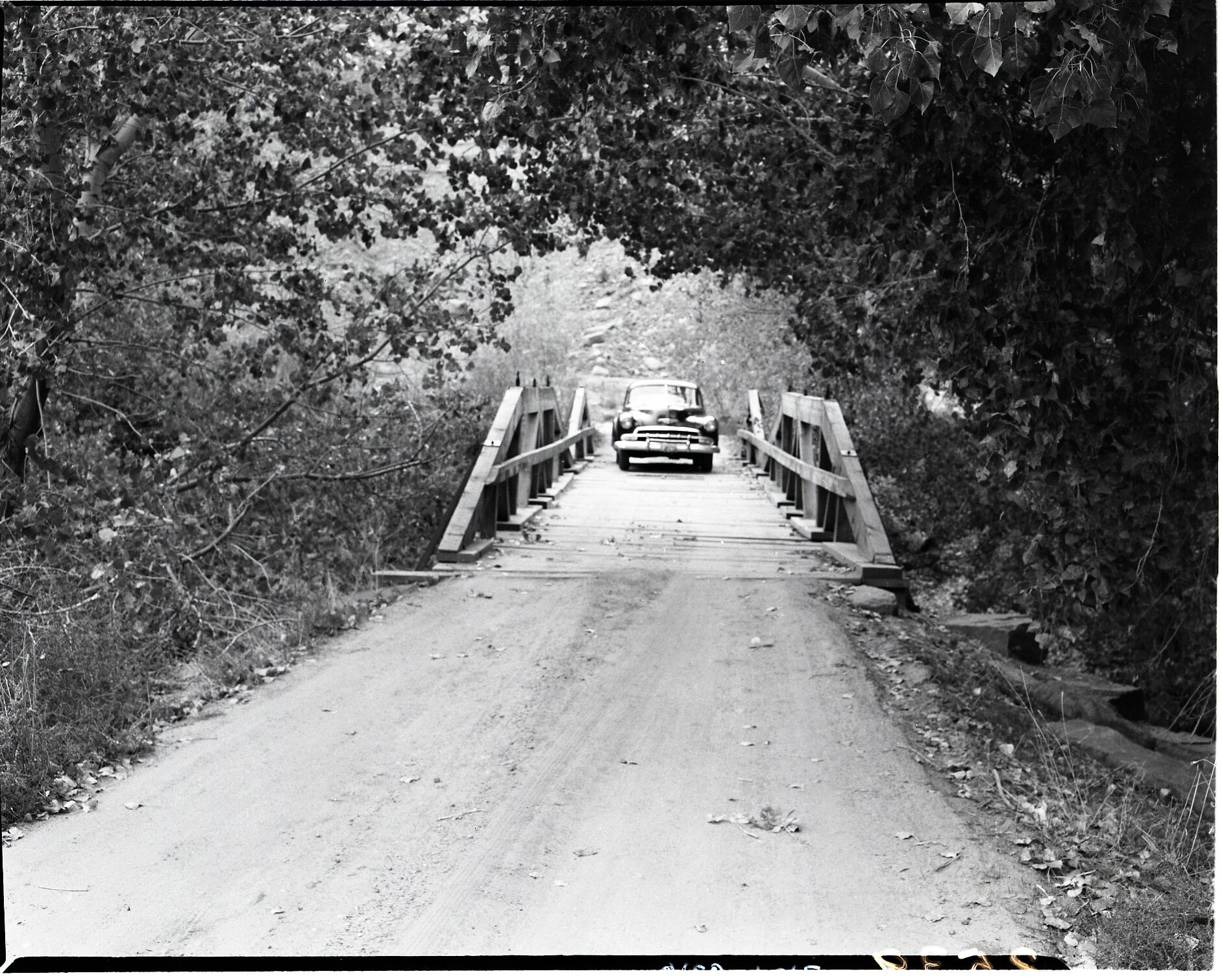 Bridge across Virgin River near South Entrance - access to properties east of river.