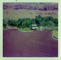 Vehicle pull off/check station during chipsealing of Zion roads.