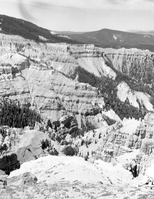 The amphitheater from the rim at Cedar Breaks National Monument.