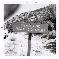 Dead End Road 5.2 Miles' in Kolob Canyon.