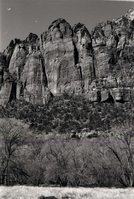 BW Photos of general interior views of Zion Canyon - 35mm.